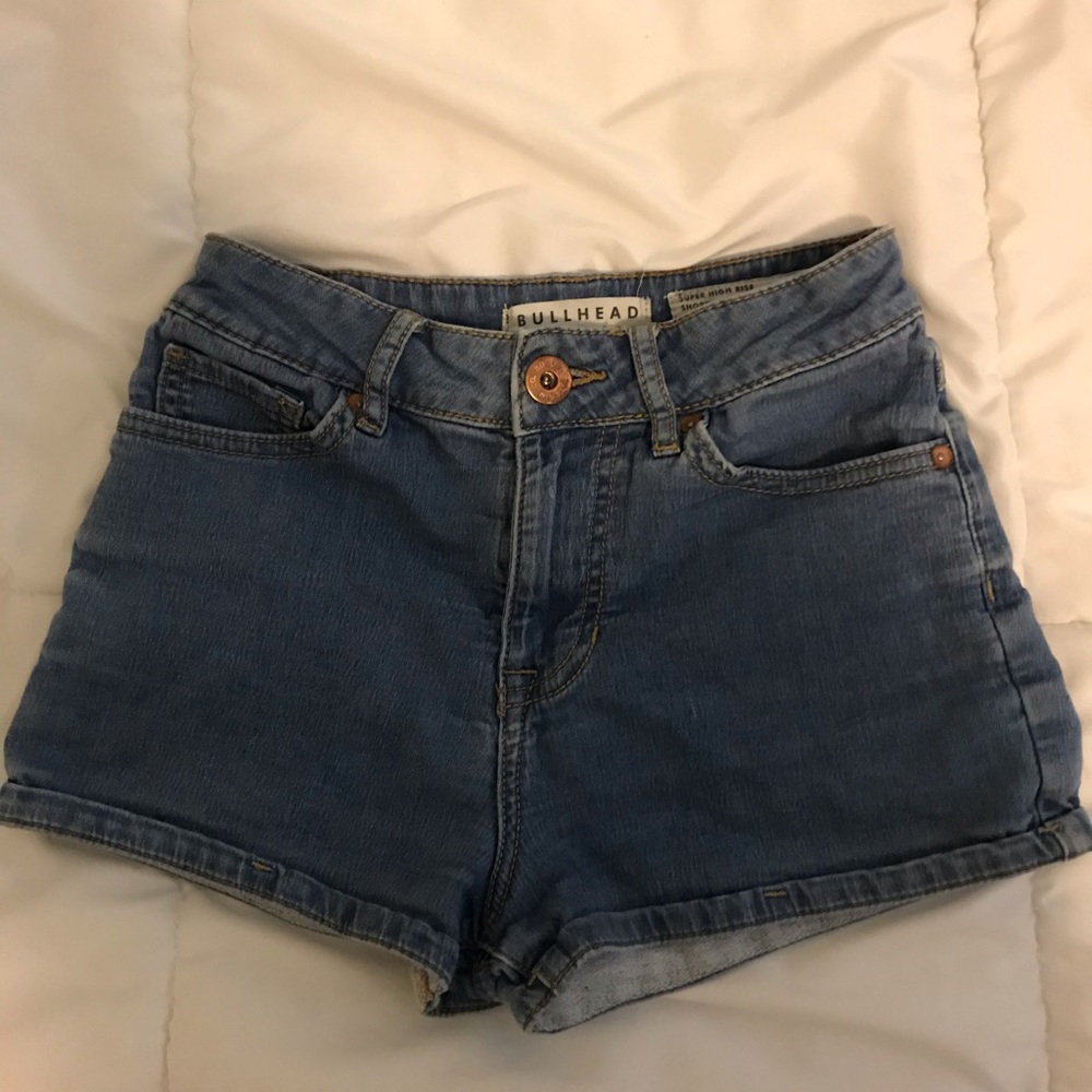 Pacsum Vintage High Rise Mom Shorts